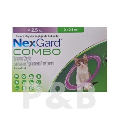 Nexgard Combo Yavru Kediler İçin İç Dış Parazit Damlası SKT:05.2027