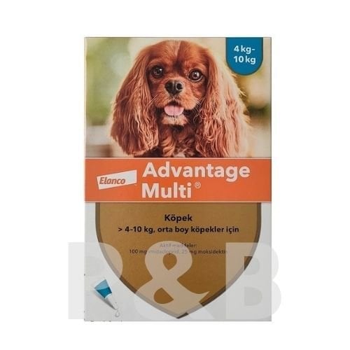 Advantage Multi Köpek 4-10 Kg İçin 3 pipet SKT:2028