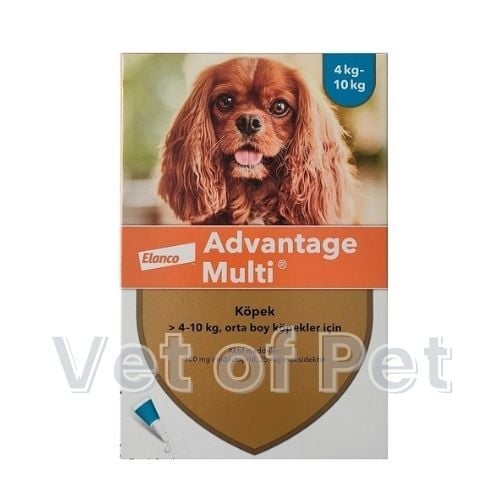 Advantage Multi Köpek 4-10 Kg İçin 3 pipet SKT:06.2028