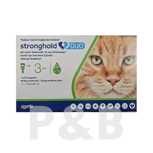 Stronghold Duo 5-10 kg Kediler İçin 3 Pipet SKT:02.2027