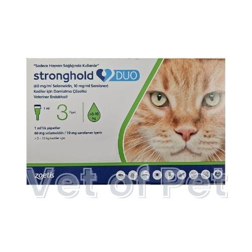 Stronghold Duo 5-10 kg Kediler İçin 3 Pipet SKT:02.2027