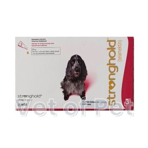 Stronghold Köpek 10-20 Kg için Damla 3 Pipet  SKT:01.2027