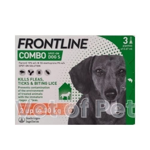 Frontline Combo Köpek 2-10 Kg -3 Pipet  SKT :03.2027