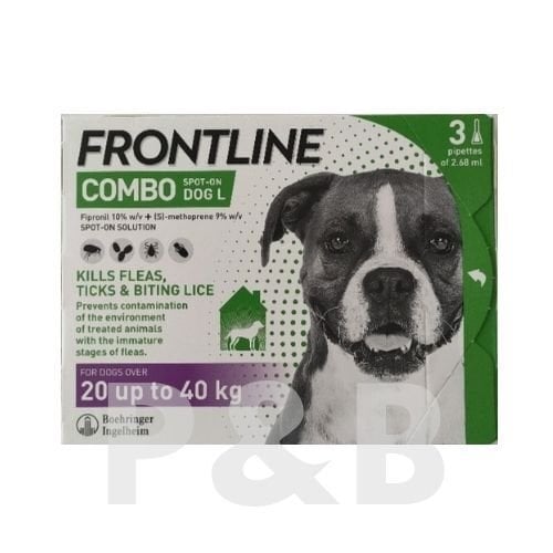 Frontline Combo Köpek 20-40 Kg (3 Pipet) SKT:10.2026