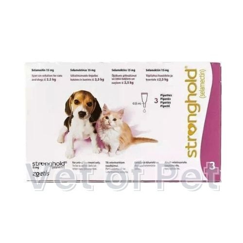 Stronghold Yavru Kedi/Köpek <2.5 Kg .15 mg 3 Pipet  SKT:02.2027