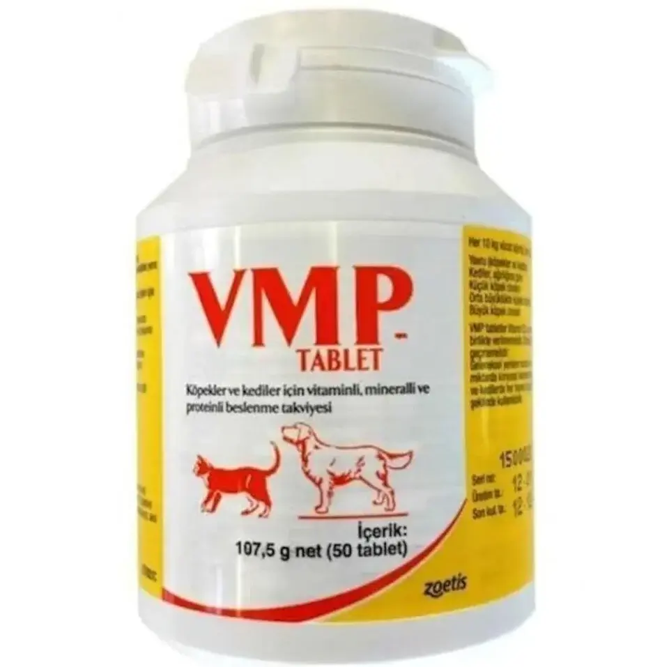 Zoetis VMP Deri Ve Tüy Sağlığını Koruyucu Biotin Çinko Tablet (50 Tablet)