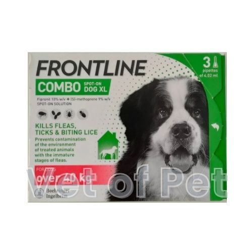 Frontline Combo Köpek >40 Kg (3 Pipet)   SKT : 31.10.2026
