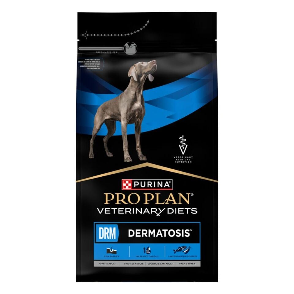 Pro Plan Veterinary Diets Canine DRM Dermatosis Köpek Maması 3 Kg ( SKT:12.2026)