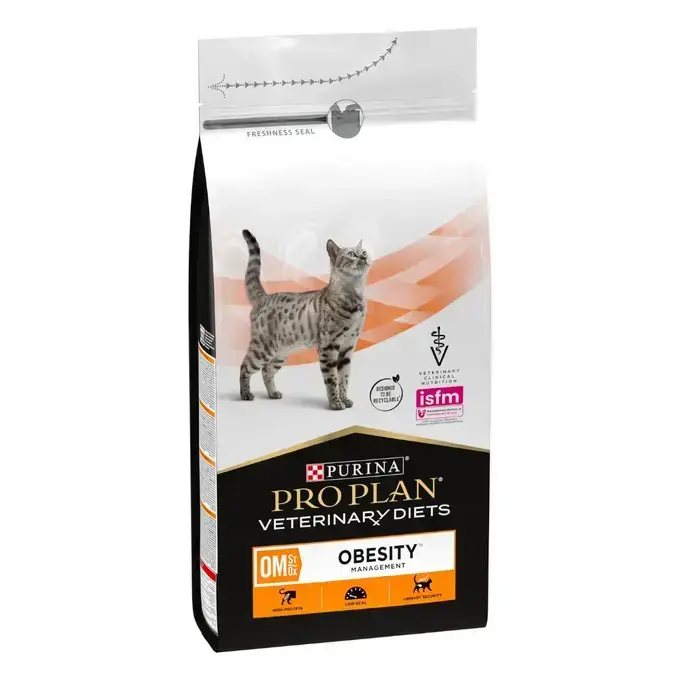 Pro Plan OM Obesity Management 1,5 KG | Kilo Kontrolü İçin Veteriner Diyet Kedi Maması (SKT:10.2026 )